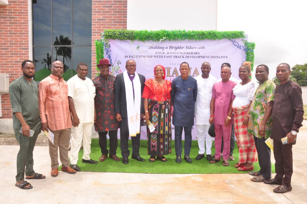 Community leaders, clergy and Fast Track Development Initiative representatives at the Isiama Women’s Empowerment event